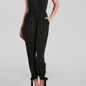 Windsor Classic Black Jumpsuit